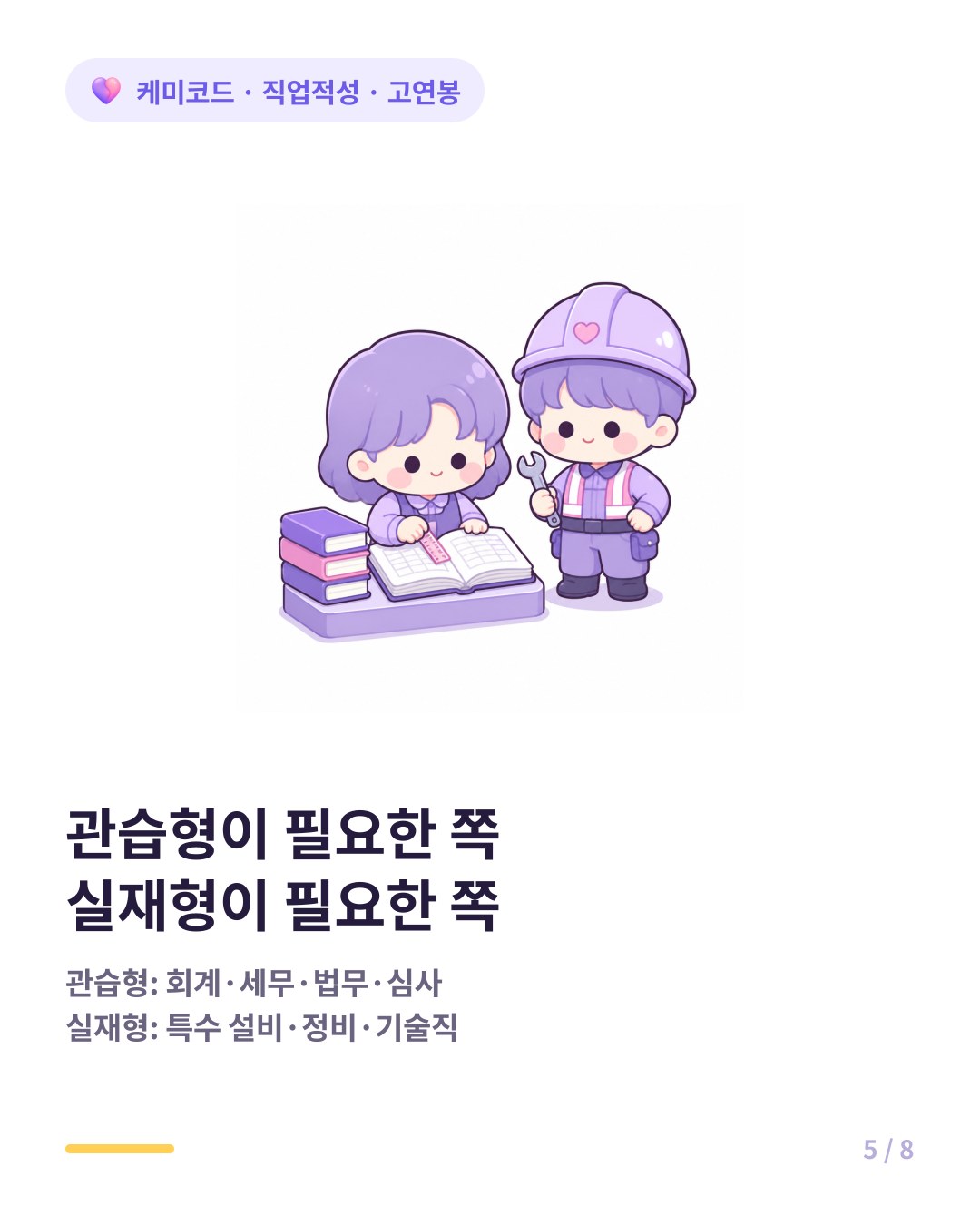 관습형과 실재형이 필요한 고연봉 직업의 차이