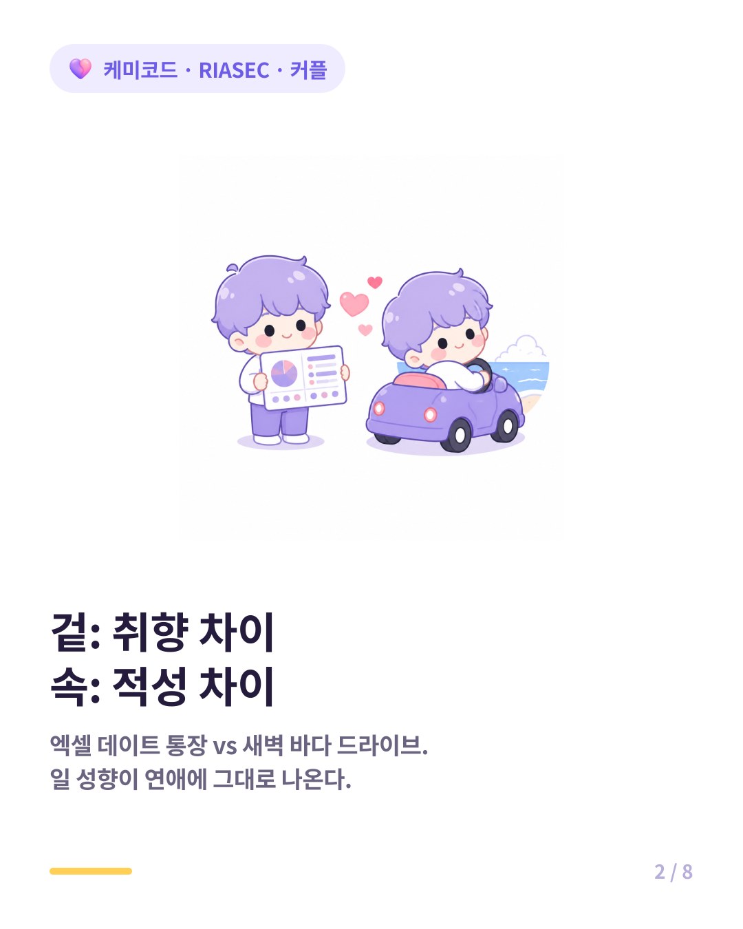 일하는 스타일이 연애 스타일에 그대로 반영된다